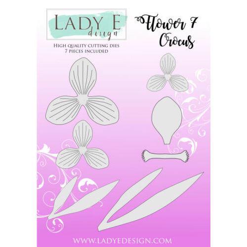 Lady E Design Dies - Flower 7 Crocus