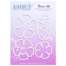 Lady E Design Dies - Flower 001 (5-petal)