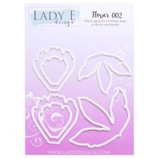 Lady E Design Dies - Flower 002 (rough petals)