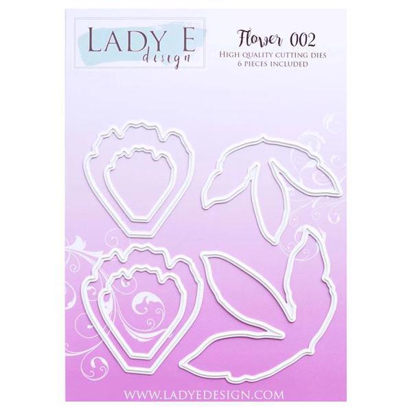 Lady E Design Dies - Flower 002 (rough petals)