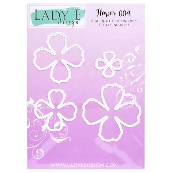 Lady E Design Dies - Flower 004 (4-petal)
