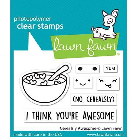 Lawn Fawn Clear Stamp - Cerealsly Awesome