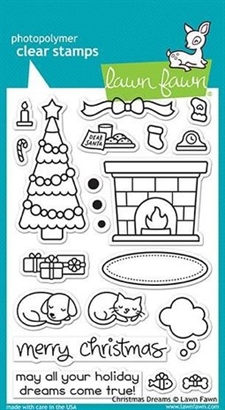 Lawn Fawn Clear Stamps - Christmas Dreams