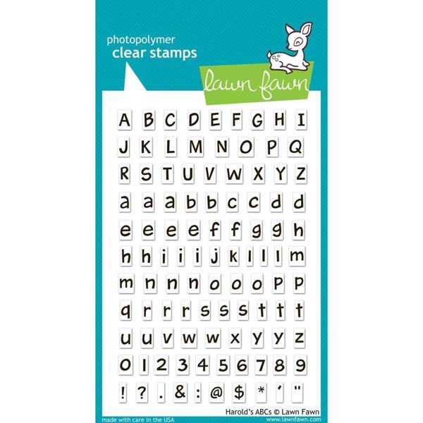 Lawn Fawn Clear Stamps - Harold\'s ABC
