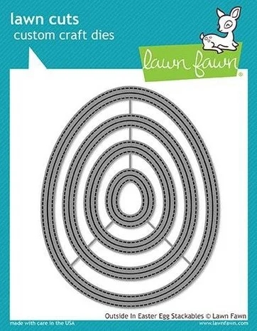 Lawn Cuts - Outside In Easter Egg Stackables Dies - DIES