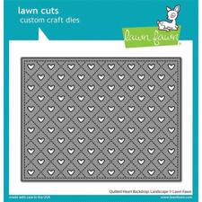 Lawn Cuts - Quilted Heart Backdrop: Landscape (DIES)