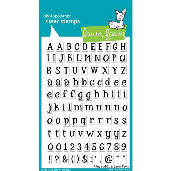 Lawn Fawn Clear Stamps - Riley\'s ABC