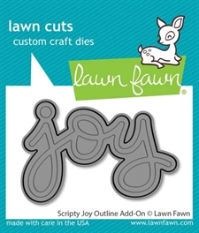 Lawn Cuts - Scripty Joy Outline (skygge) (DIES)