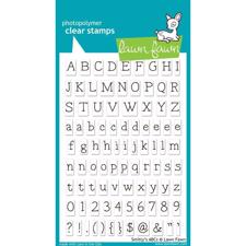 Lawn Fawn Clear Stamps - Smitty's ABC