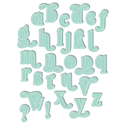 LDRS (Little Darling Rubber Stamps) DIE - Sophie Lowercase Alpha