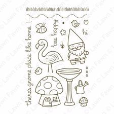 Lawn Fawn Clear Stamp Set - Gnome Sweet Gnome