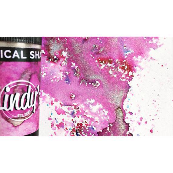 Lindy\'s Stamp Gang Magical Shakers - Magnolia Magenta Gold