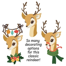 Honey Bee Stamps / Honey Cuts - Lovely Layers: Vintage Reindeer