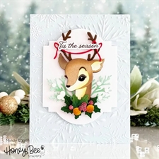 Honey Bee Stamps / Honey Cuts - Lovely Layers: Vintage Reindeer