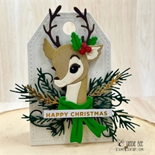 Honey Bee Stamps / Honey Cuts - Lovely Layers: Vintage Reindeer