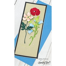 Honey Bee Stamps / Honey Cuts - Lovely Layers: Wildflowers