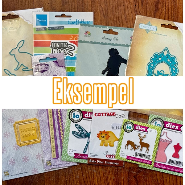 Lykkepakke -  Dies / Mindre (10 stk.)