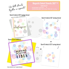 Sunbird Spark Stencils 360°™ - Stencil 6" / Majestic Bokeh