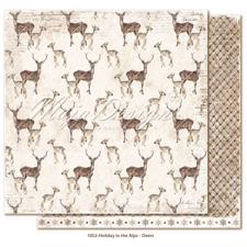 Maja Design Scrapbook Paper - Holiday in the Alps / Deers