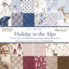 Maja Design Scrapbook Paper Stack 6x6 - Holiday in the Alps