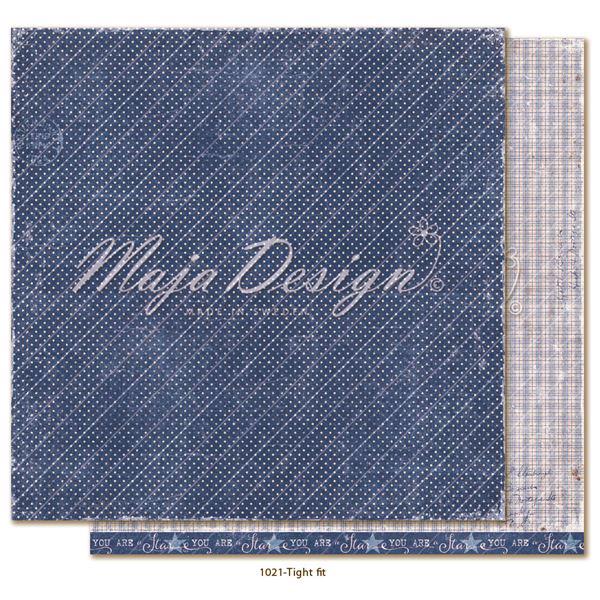 Maja Design Scrapbook Paper -Denim & Girls / Tight Fit