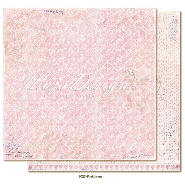 Maja Design Scrapbook Paper -Denim & Girls / Pink linen