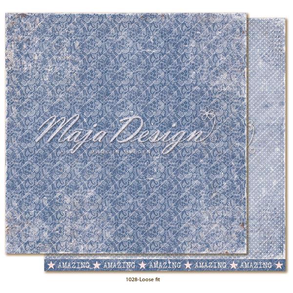 Maja Design Scrapbook Paper -Denim & Girls / Loose fit