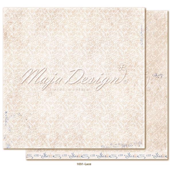 Maja Design Scrapbook Paper -Denim & Girls / Lace