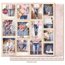 Maja Design Scrapbook Paper -Denim & Girls / Girls in Jeans Snapshots
