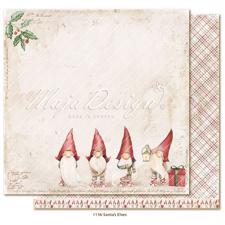Maja Design Scrapbook Paper - Traditional Christmas / Santa´s Elves