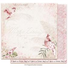 Maja Design Scrapbook Paper - Tropical Garden / Cockatoo