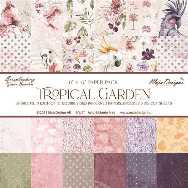 Maja Design Scrapbook Paper Stack 6x6 - Tropical Garden
