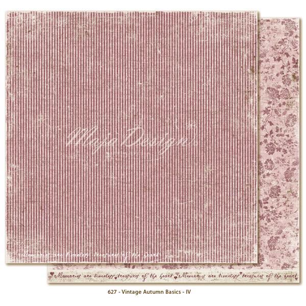 Maja Design Scrapbook Paper - Vintage AUTUMN Basics - IV