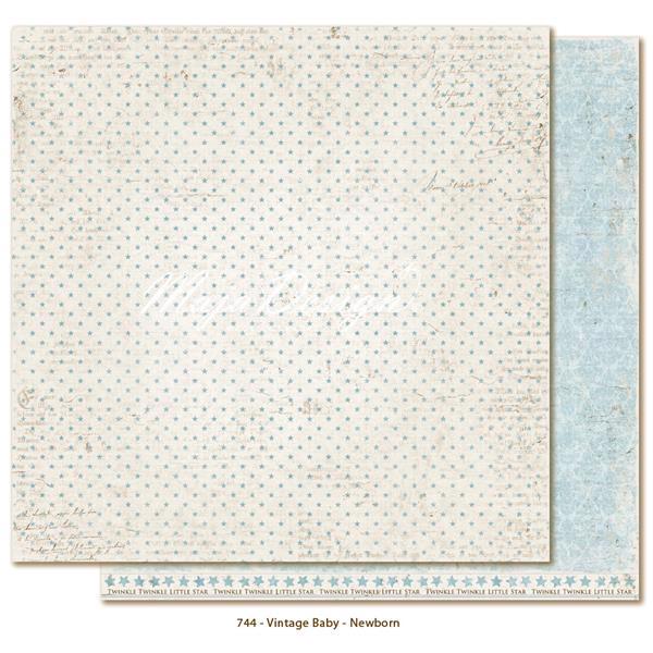 Scrapbook Paper Vintage Baby / Newborn