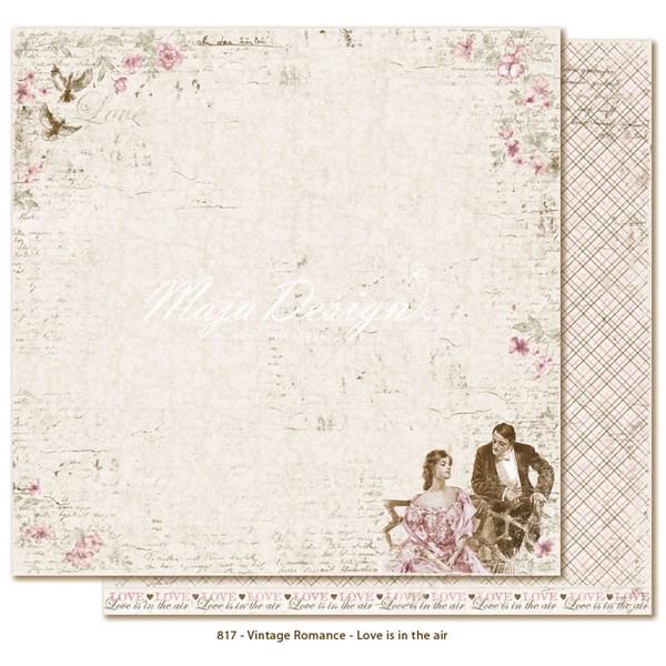 Scrapbook Paper - Vintage Romance / Love is in the air