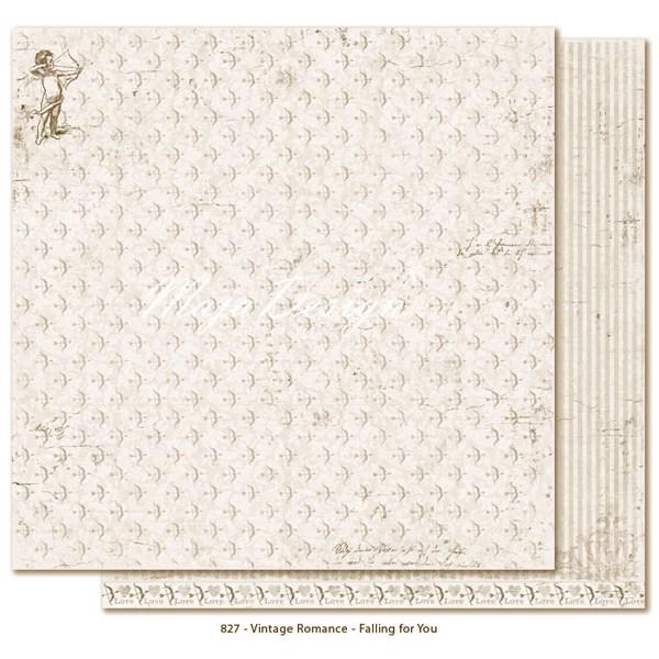 Scrapbook Paper - Vintage Romance / Falling for you