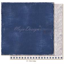 Maja Design Scrapbook Paper -Denim & Friends / Worn Indigo