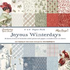 Maja Design Scrapbook Paper Stack 6x6 - Joyous Winterdays