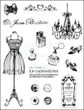 Marianne Design Clearstamp - Fashion