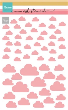 Marianne Design STENCIL - Clouds (A5)