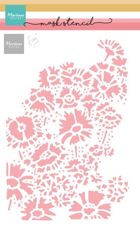 Marianne Design STENCIL - Tiny\'s Field of Flowers (A5)