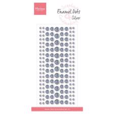 Marianne Design Enamel Dots - Silver Glitter