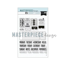 Masterpiece Memory Planner - Clear Stamp Set / Weekly Tickets