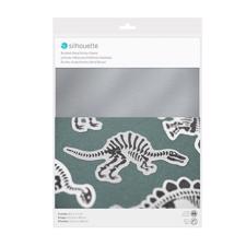 Silhouette Printable Sticker Paper - Brushed Silver (ark)
