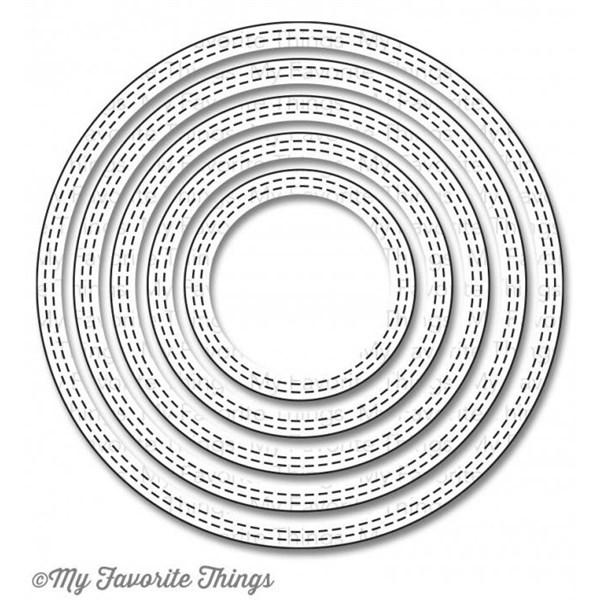 Die-namics Die - DOUBLE Stitched Circle Stax