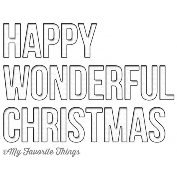 Die-namics Die - Happy Wonderful Christmas