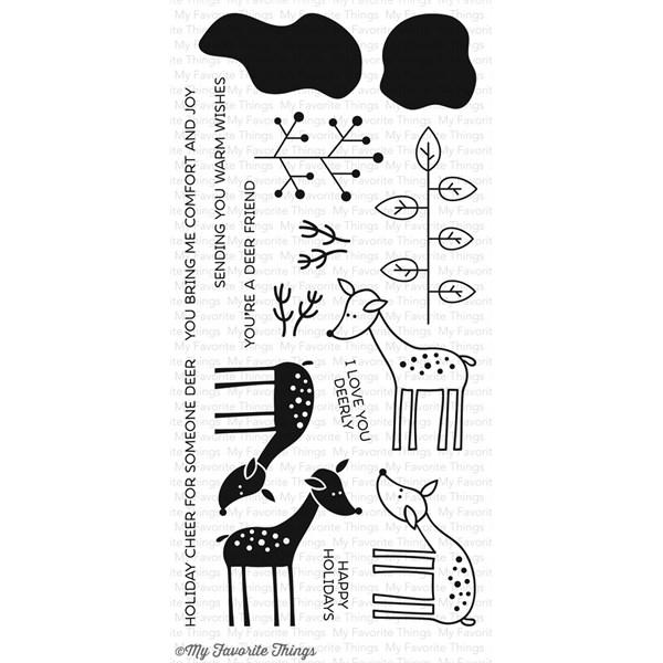 My Favourite Things Stamp Set - Deer Friends