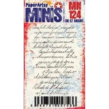 PaperArtsy Cling Stamp - Mini 124 (script)