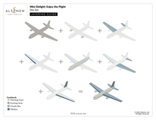 Altenew Stamp & Die Set - Mini Delight / Enjoy the Flight (bundle/combo)