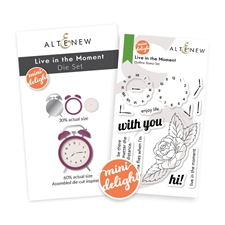 Altenew Stamp & Die Set - Mini Delight / Live in the Moment (bundle/combo)
